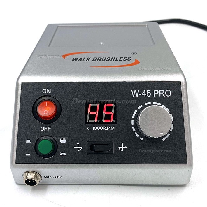 WALK BRUSHLESS&reg; W-45PRO BRUSHLESS B&uuml;rstenlose Mikromotor Polierer Poliermaschine + 45K RPM Handst&uuml;ck